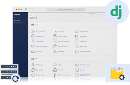 User-Friendly cPanel For Django Hosting | BigCloudy