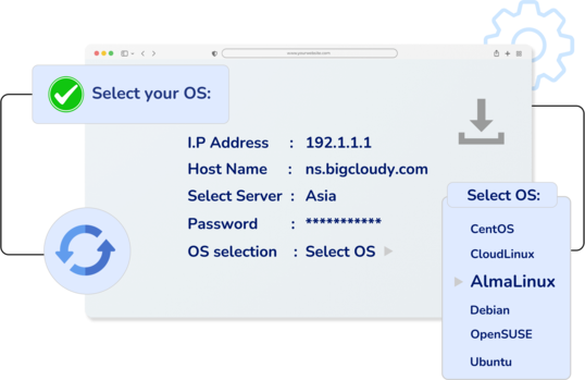 More Freedom To Choose Your OS on cPanel VPS