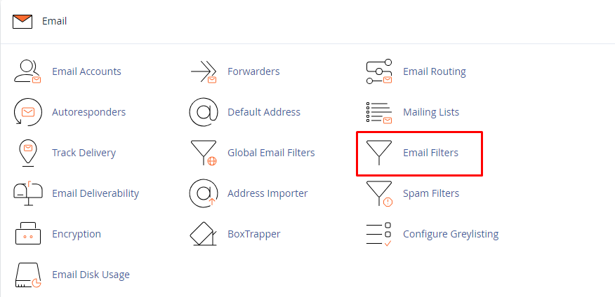 Create Email Filters in cPanel | BigCloudy KB