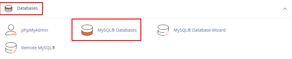 Database in cPanel | BigCloudy KB 