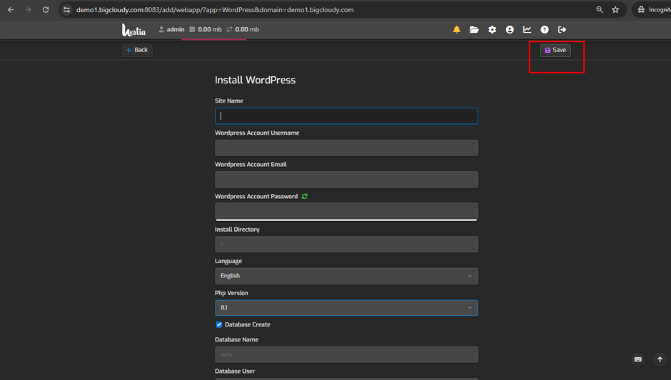 Install Custom Application | BigCloudy KB 