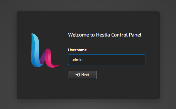 Username in Hestia | BigCloudy KB