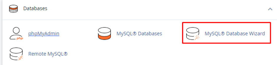 MySQL Database Wizard | BigCloudy KB