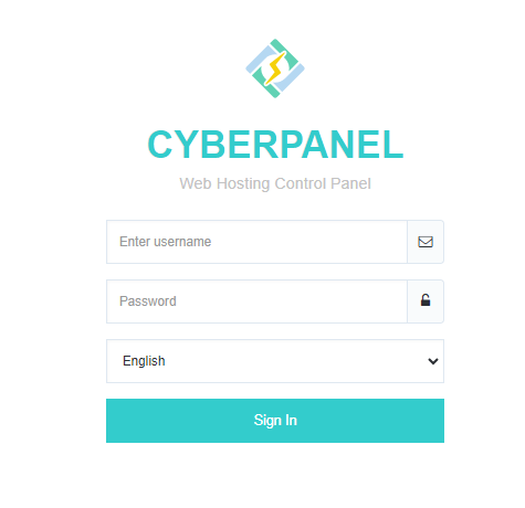 CyberPanel Login Page | BigCloudy KB