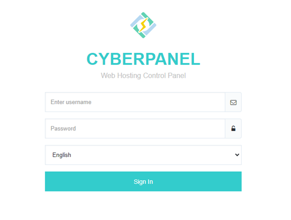 CyberPanel Login | BigCloudy KB