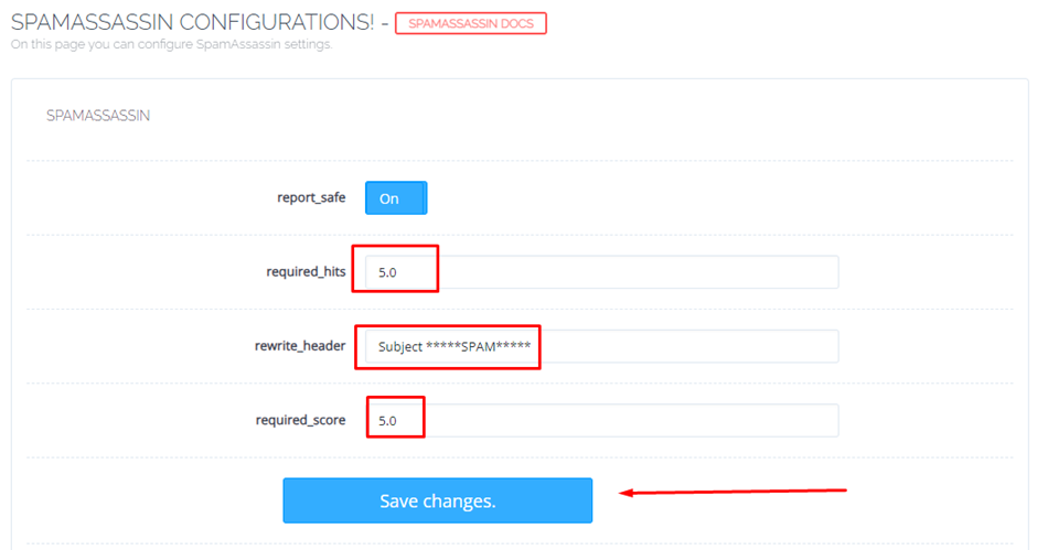 Use SpamAssassin on CyberPanel | BigCloudy KB 