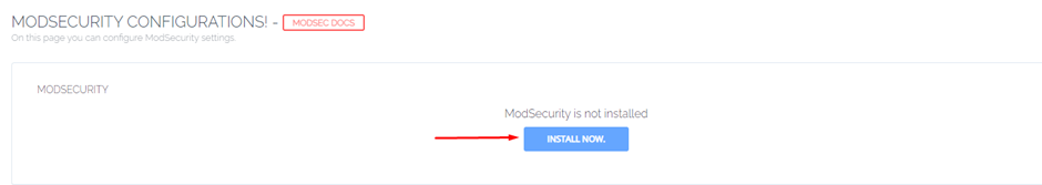 Install ModSecurity on CyberPanel | BigCloudy KB 