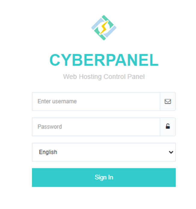 CyberPanel Login Page | BigCloudy KB 