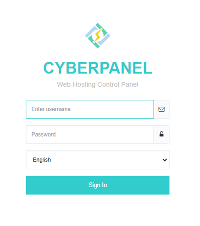 CyberPanel Login Page | BigCloudy KB 