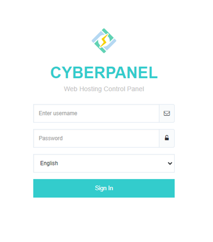 CyberPanel Login Page | BigCloudy KB 