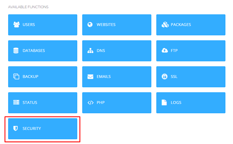 Firewall on CyberPanel | BigCloudy KB 