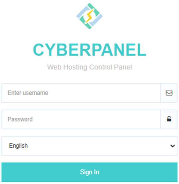 CyberPanel Login Page | BigCloudy KB 