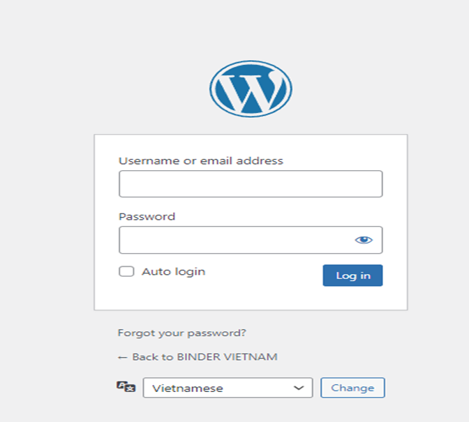 WordPress Login Page | BigCloudy KB 