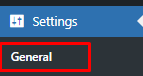 Access General Settings in WordPress | BigCloudy KB 