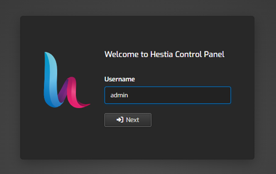 Username Account in Hestia | BigCloudy KB 