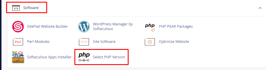 Change PHP Version | BigCloudy KB
