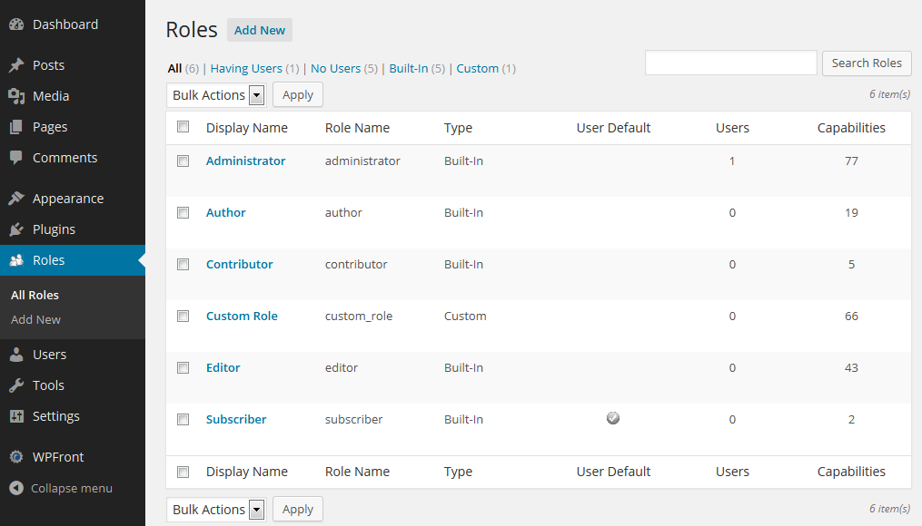 Types of Users in WordPress | BigCloudy KB 