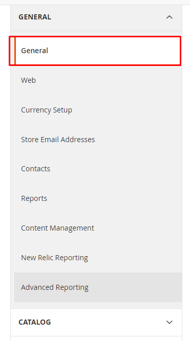 General Settings in Magento Store  | BigCloudy KB 
