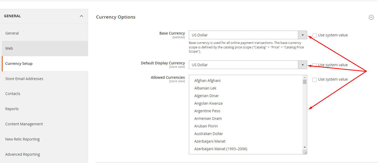 Currency Options | BigCloudy KB 