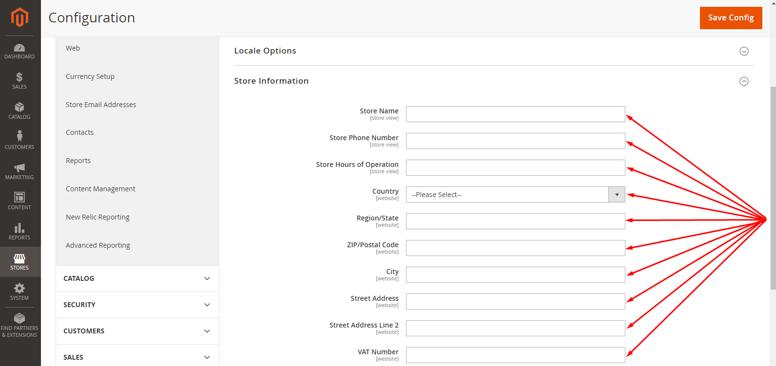 Store Configuration in Magento | BigCloudy KB 