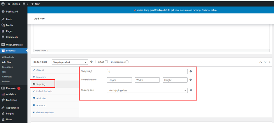 Shipping Settings in WooCommerce | BigCloudy KB 