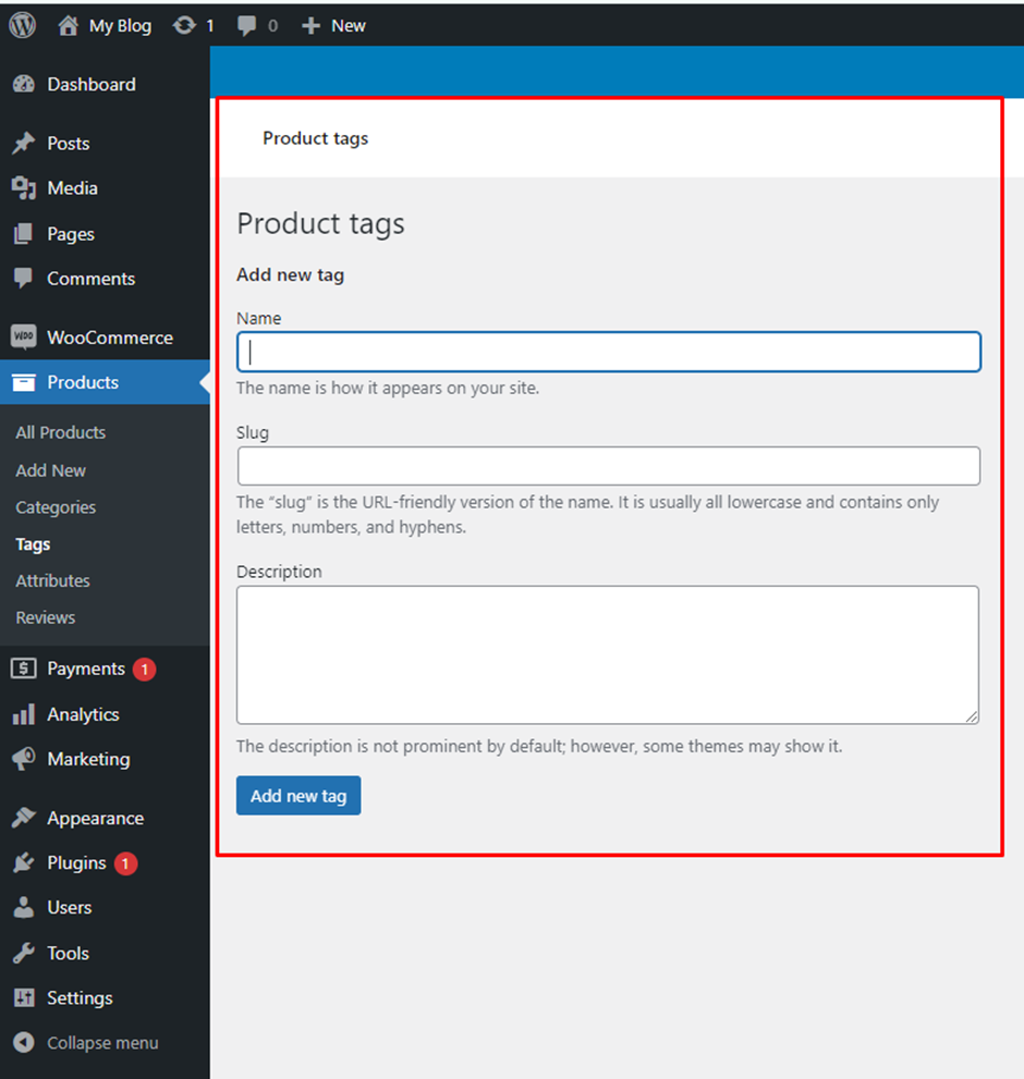 Add Product Tags in WooCommerce | BigCloudy KB 