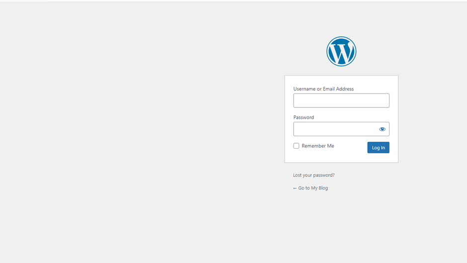 WordPress Login Page | BigCloudy KB 