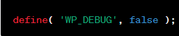 Disable Debug Mode in WordPress | BigCloudy KB 