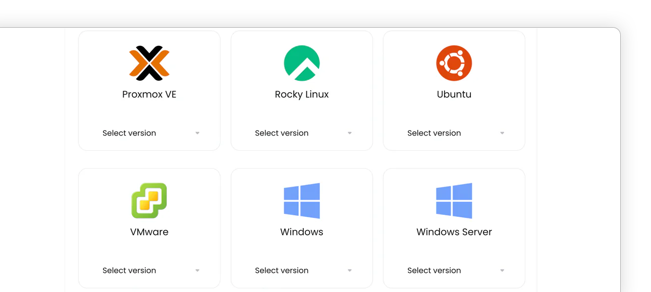 Multiple OS Options  Multiple OS options