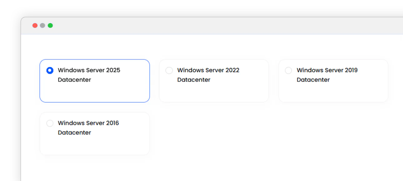 Multiple Windows Server Versions  Multiple Windows server versions