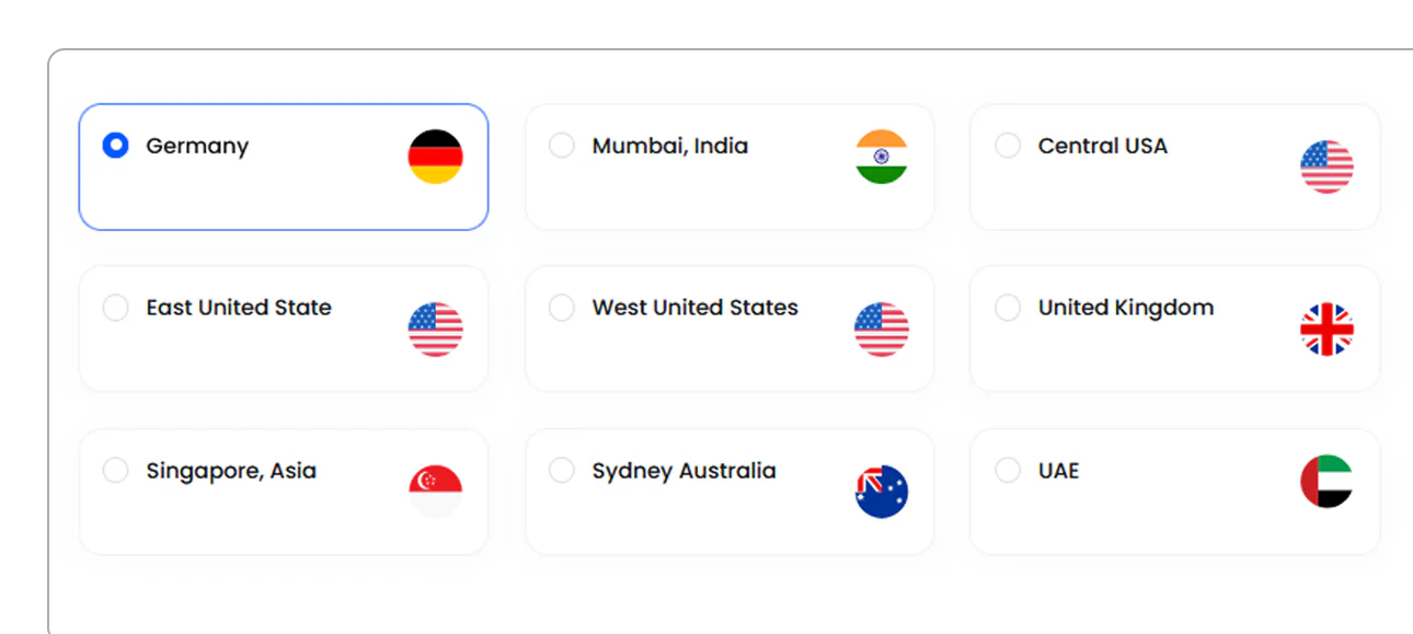 Multiple Datacenter Locations Multiple Datacenter Locations
